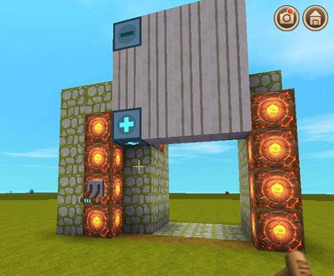 迷你世界如何建自动门