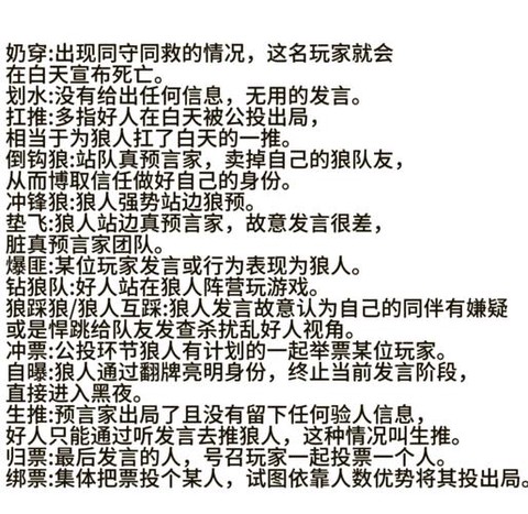 狼人杀退水什么意思